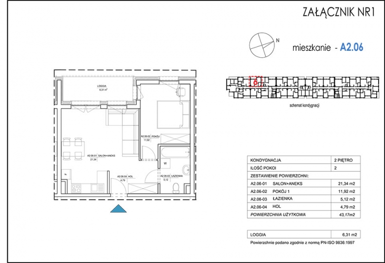 Apartament nr. A2.06